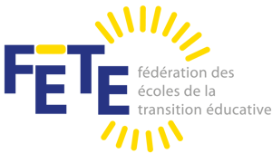 Logo de la FETE, fédération des écoles de la transition éducative